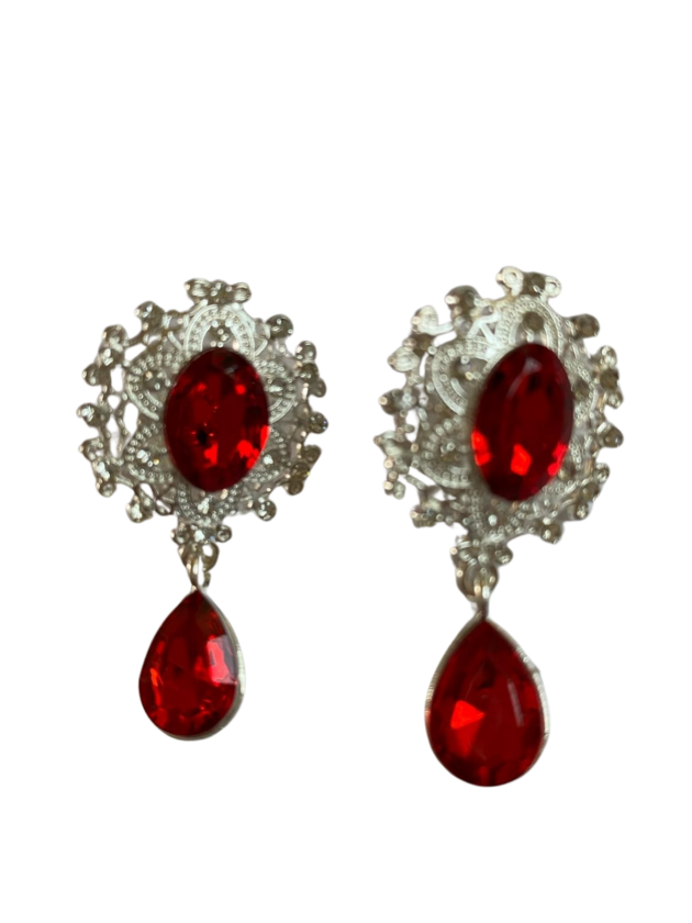 Cercei Baroc Argintii M1